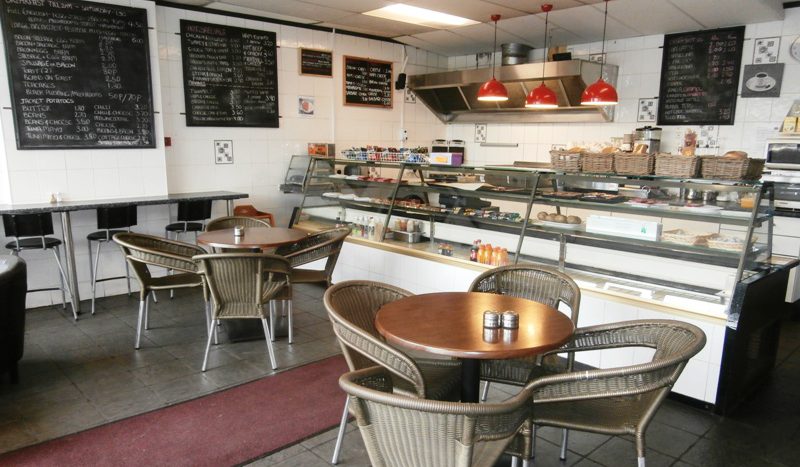 Sandwich Bar For Sale Greater Manchester Leasehold Counter & Seating Area