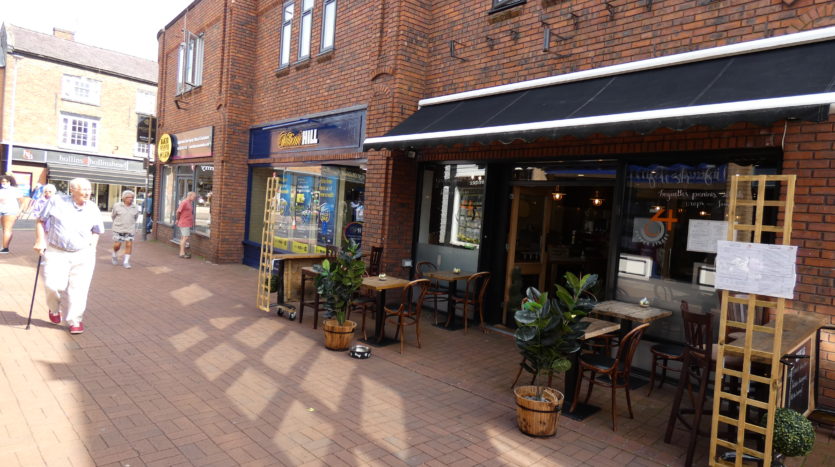 ID2769 Licensed Cafe Bar With Takeaway For Sale Nantwich Cheshire External