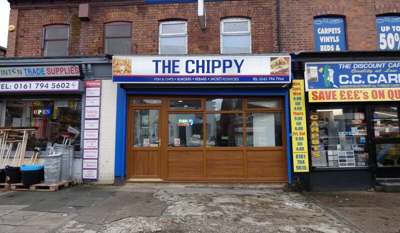 ID2886 Fish & Chip Shop For Sale Swinton - outside View